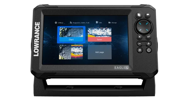 LOWRANCE - Echolot Eagle 7 se sondou SplitShot HD