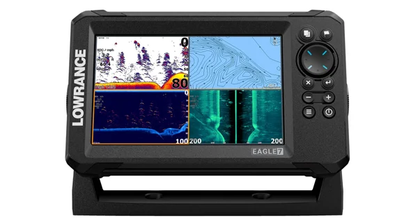 LOWRANCE - Echolot Eagle 7 se sondou TripleShot HD