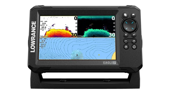 LOWRANCE - Echolot Eagle 7 se sondou TripleShot HD
