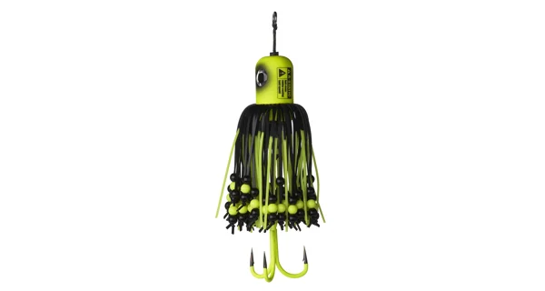 MADCAT - Chobotnička A-STATIC clonk teaser 150 g / fluo yellow UV
