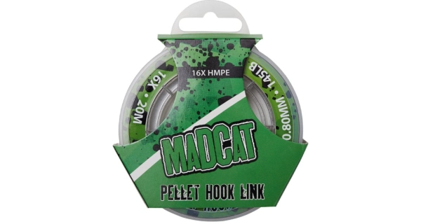 MADCAT - Návazcová šňůra Pellet Hook Link 16X Brown 20m 0,80mm 65kg