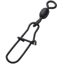 MADCAT - Obratlík s karabinou Stainless Crane Swivel with Snap vel. 1 90 kg Black 5 ks