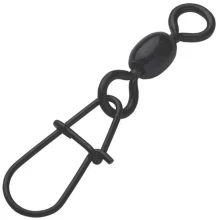 MADCAT - Obratlík s karabinou Stainless Swivel with Egg Snap vel. 2 55 kg Black 5 ks