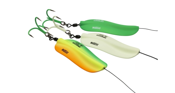 MADCAT - Plandavka A-Static Inline Spoon 125 g Fluo Yellow UV