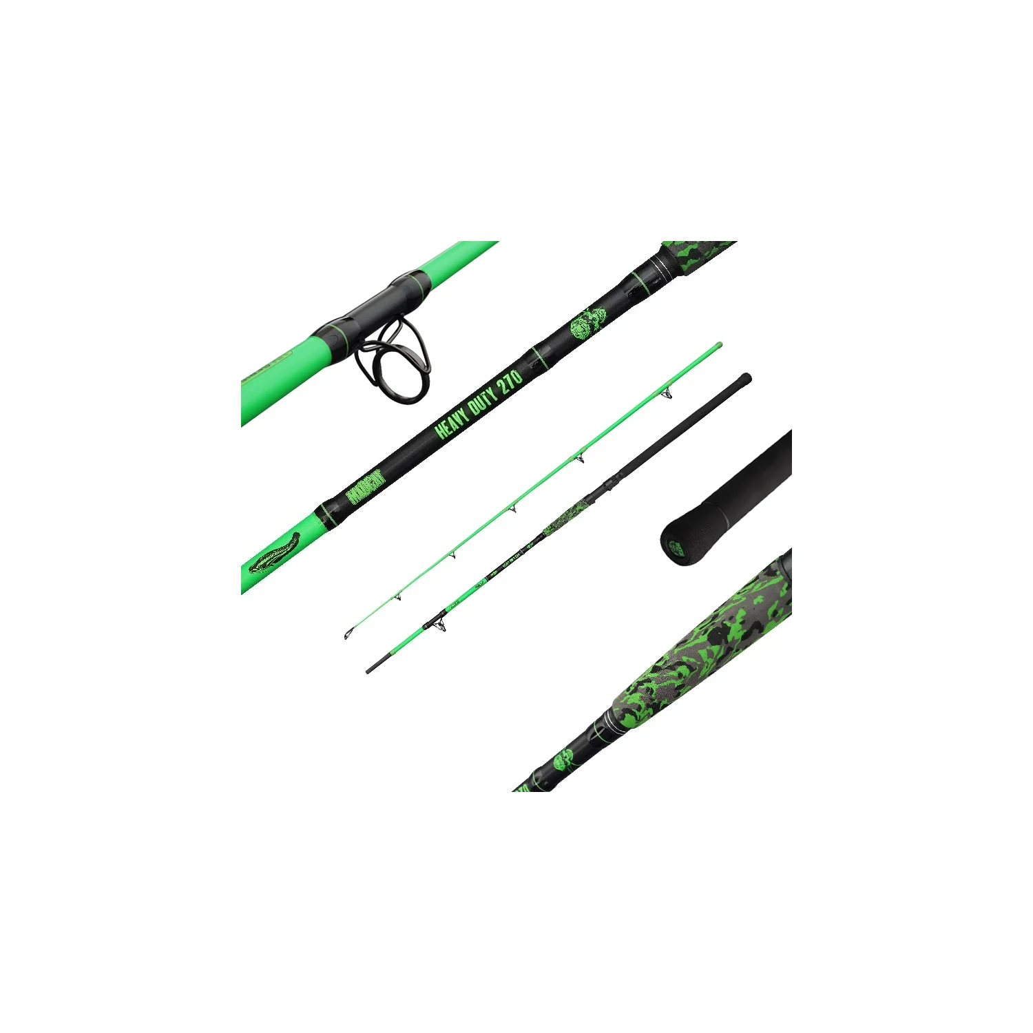 MADCAT MADCAT - Prut UV Series Heavy Duty Rod 3 m 200-300 g 2 díly