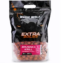 MAGIC WOLF - Boilies Extra 20 mm 3 kg Brusinka Krill
