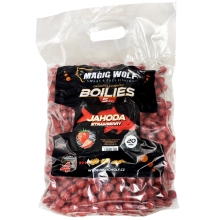 MAGIC WOLF - Krmné Boilie 5 kg 20 mm Jahoda