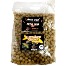 MAGIC WOLF - Krmné Boilie 5 kg 20 mm Kukuřice Řepka
