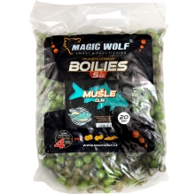 MAGIC WOLF - Krmné Boilie 5 kg 20 mm Mušle