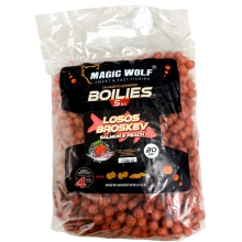 MAGIC WOLF - Krmné Boilie 5 kg 24 mm Losos Broskev
