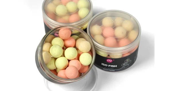 MAINLINE - Balanced Boilie Fluoro Wafters Pink Yellow White ISO Fish 15 mm