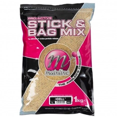 MAINLINE - Krmná směs Pro-Active Stick and Bag Mix Cell 1 kg