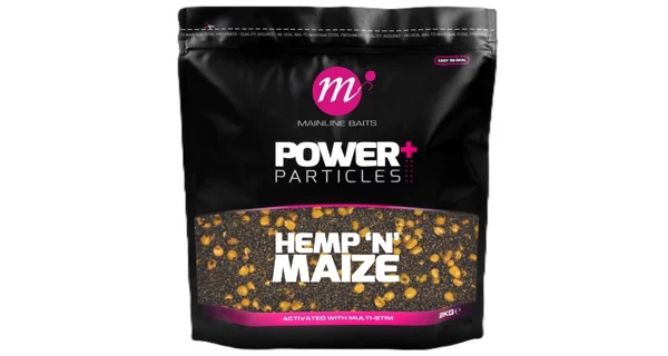 MAINLINE - Ochucený partikl Power+ Hemp 'N' Maize 2 kg