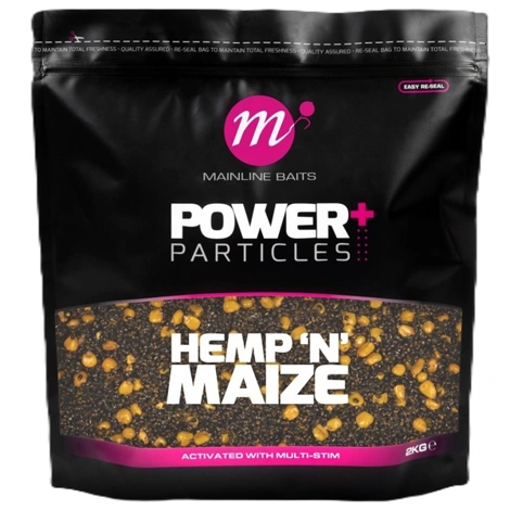 MAINLINE - Ochucený partikl Power+ Hemp 'N' Maize 2 kg