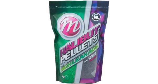 MAINLINE - Pelety Activated Halibut Pellets 6 mm 1 kg