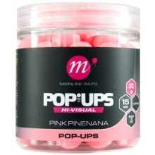 MAINLINE - Plovoucí boilie High Visual Pop-ups Pink Pinenana 15 mm