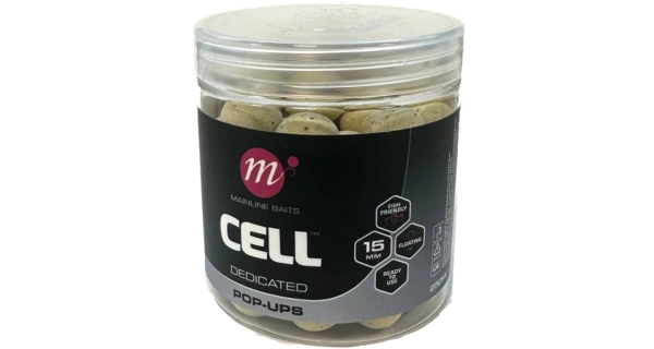 MAINLINE - Plovoucí boilie Pop Ups Dedicated Cell 15 mm 250 ml
