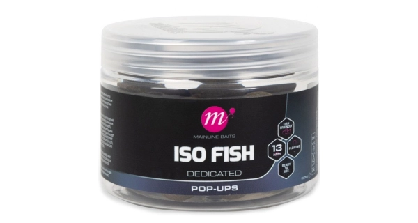 MAINLINE - Plovoucí Boilie Pop-Ups ISO Fish 13 mm 150 ml
