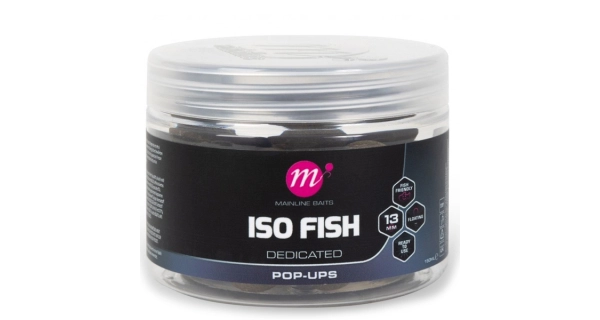 MAINLINE - Plovoucí Boilie Pop-Ups ISO Fish 15 mm 150 ml