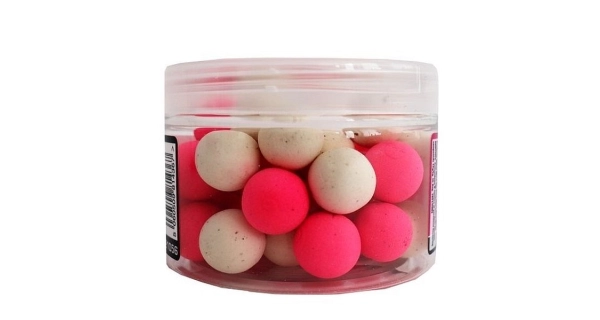 MAINLINE - Plovoucí boilie Pop-ups Pink & White Essential Cell 14 mm 150 ml