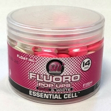 MAINLINE - Plovoucí boilie Pop-ups Pink & White Essential Cell 14 mm 150 ml