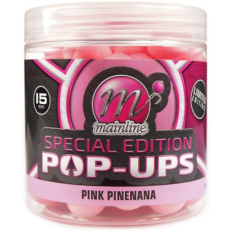 MAINLINE - Plovoucí Boilie Special Edition Pop Ups Pink Pinenana 15mm