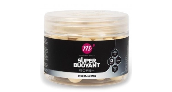 MAINLINE - Plovoucí Boilie Super Buoyant Pop-Ups ISO Fish 13 mm White