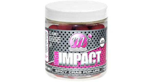 MAINLINE - Pop-up boilie High Impact Pop-up Spicy Crab 15 mm