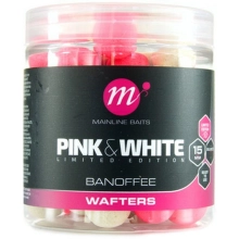 MAINLINE - Vyvážené boilie Fluro Pink & White Wafters Banoffee 15 mm