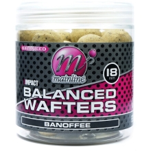 MAINLINE - Vyvážené boilie High Impact Balanced Wafters 18 mm Banoffee