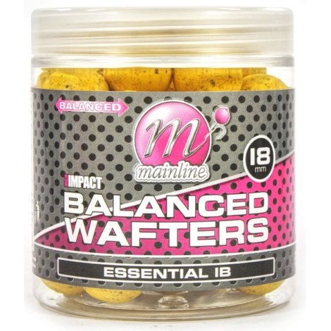 MAINLINE - Vyvážené boilie High Impact Balanced Wafters 18 mm Essential IB