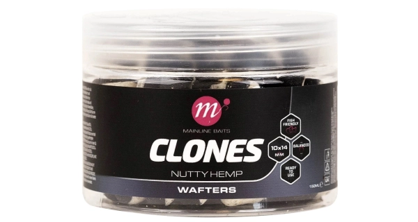 MAINLINE - Wafters Clones Barrel Nutty Hemp 10x14 mm 150 ml Konopí
