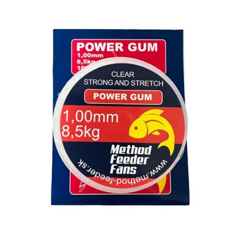 METHOD FEEDER FANS - Feederová guma Power Gum 1,0mm 10m
