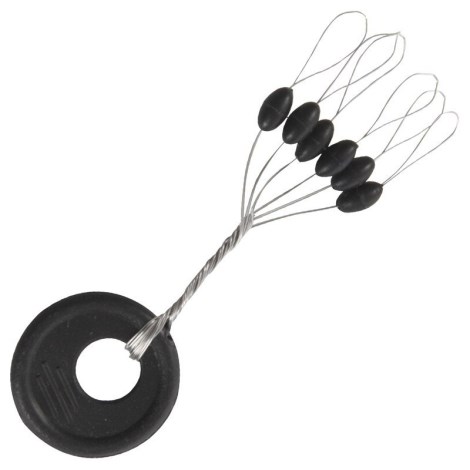 METHOD FEEDER FANS - Gumový Stopper Black L15 ks