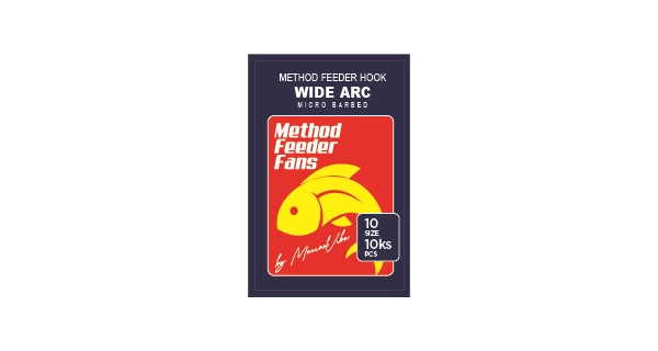 METHOD FEEDER FANS - Háček s micro protihrotem Wide ARC Mirco Barbed 10 10ks