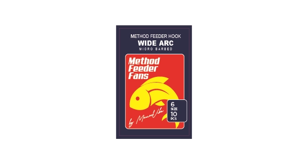 METHOD FEEDER FANS - Háček s micro protihrotem Wide ARC Mirco Barbed 6 10ks