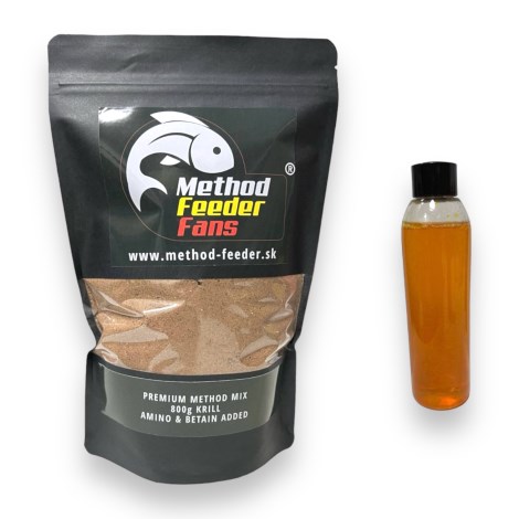 METHOD FEEDER FANS - Method Mix Set EKO 600 g + booster 200 ml Krill