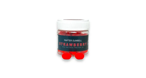 METHOD FEEDER FANS - Nástraha Wafter Dumbbell Jahoda 8x10 mm 50 ml