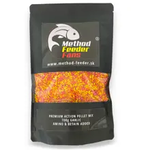 METHOD FEEDER FANS - Pelety Action Fluo Česnek 700 g