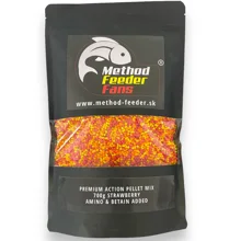 METHOD FEEDER FANS - Pelety Action Fluo Jahoda 700 g