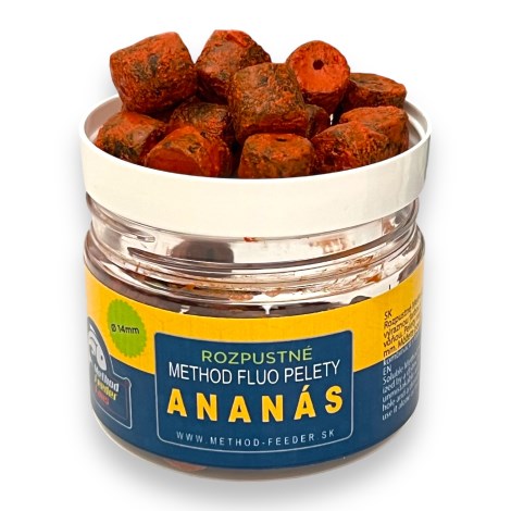 METHOD FEEDER FANS - Pelety rozpustné Ananas 16 mm 150 ml