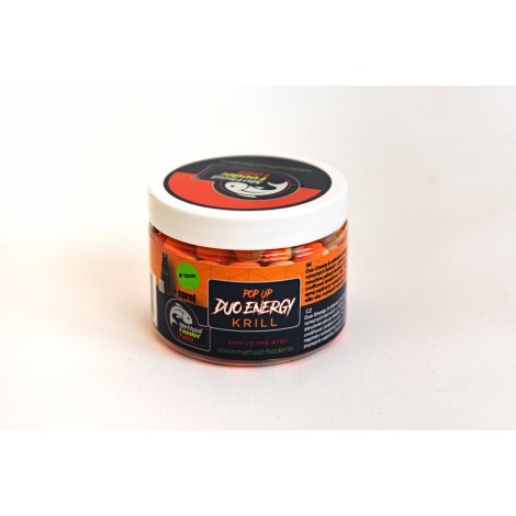 METHOD FEEDER FANS - Plovoucí Boilies Fans Energy Krill 12mm 150ml + Sprej Esence 2ml