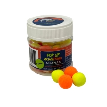 METHOD FEEDER FANS - Plovoucí boilies Fluo 50 ml 12 mm Ananas