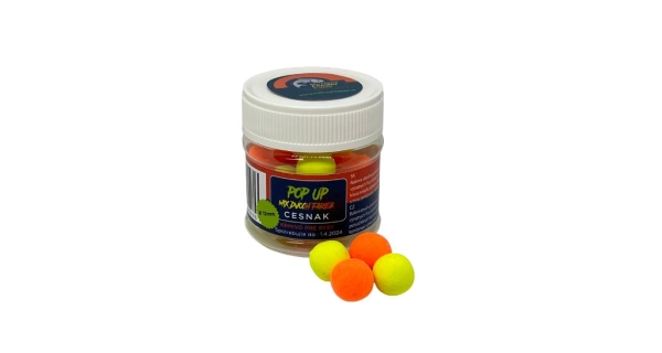 METHOD FEEDER FANS - Plovoucí boilies Fluo 50 ml 12 mm Česnek