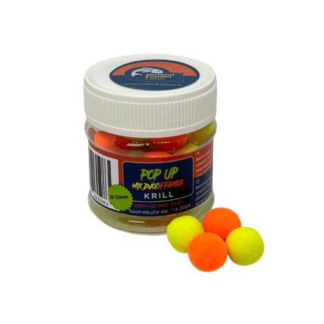 METHOD FEEDER FANS - Plovoucí boilies Fluo 50 ml 12 mm Krill