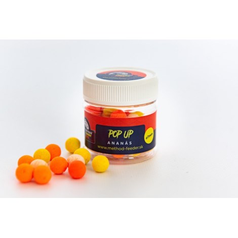 METHOD FEEDER FANS - Plovoucí boilies Fluo Ananas 7 mm 50 ml