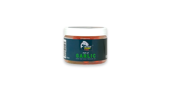 METHOD FEEDER FANS - Plovoucí boilies Fluo Česnek 15 mm 150 ml