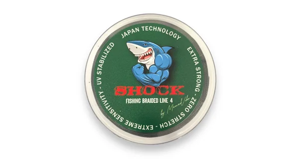 METHOD FEEDER FANS - Šoková Šňůra Shock Braided Line 4 Šedá 100 m 0,351 mm 19,80 kg
