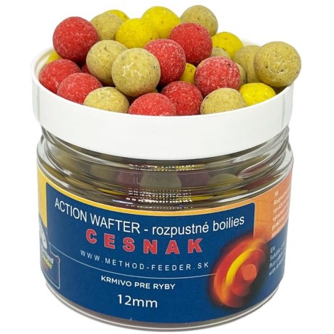 METHOD FEEDER FANS - Wafter Boilies Action Method Česnek 12mm 150ml