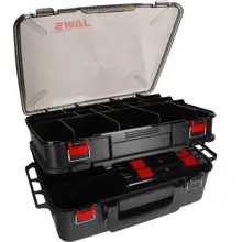 MIKADO - Box Two-Compartment Jaws Černý